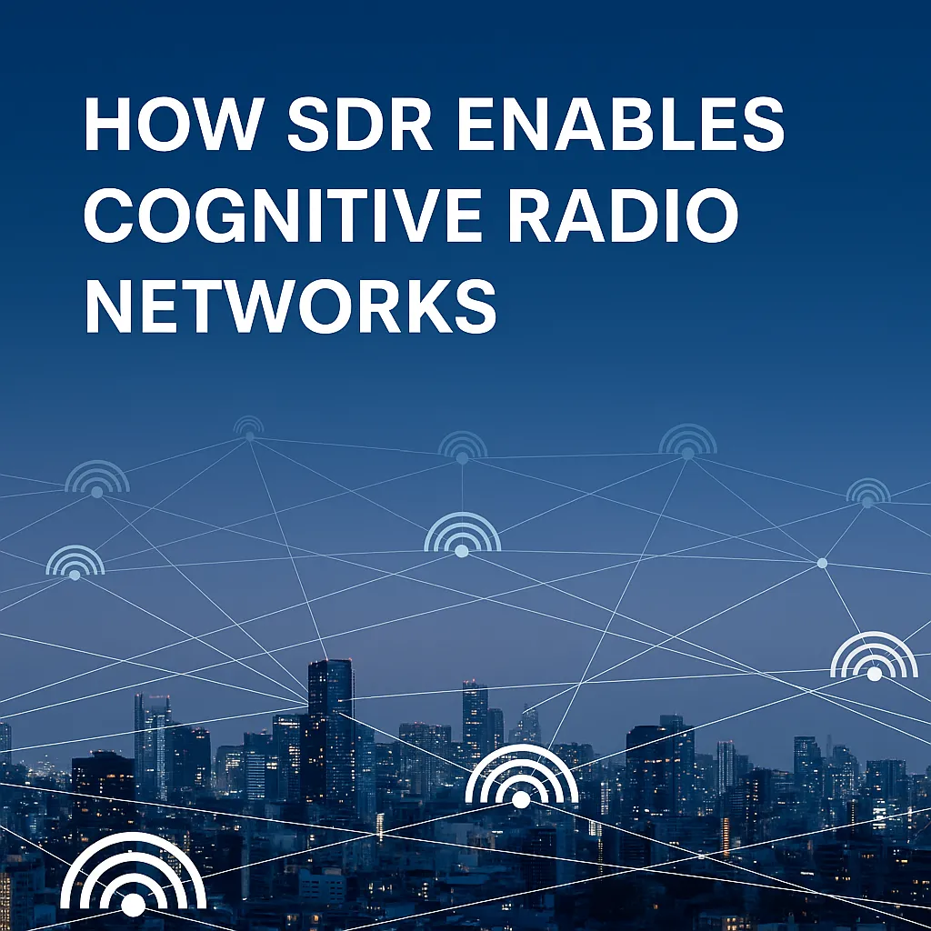 How SDR Enables Cognitive Radio Networks